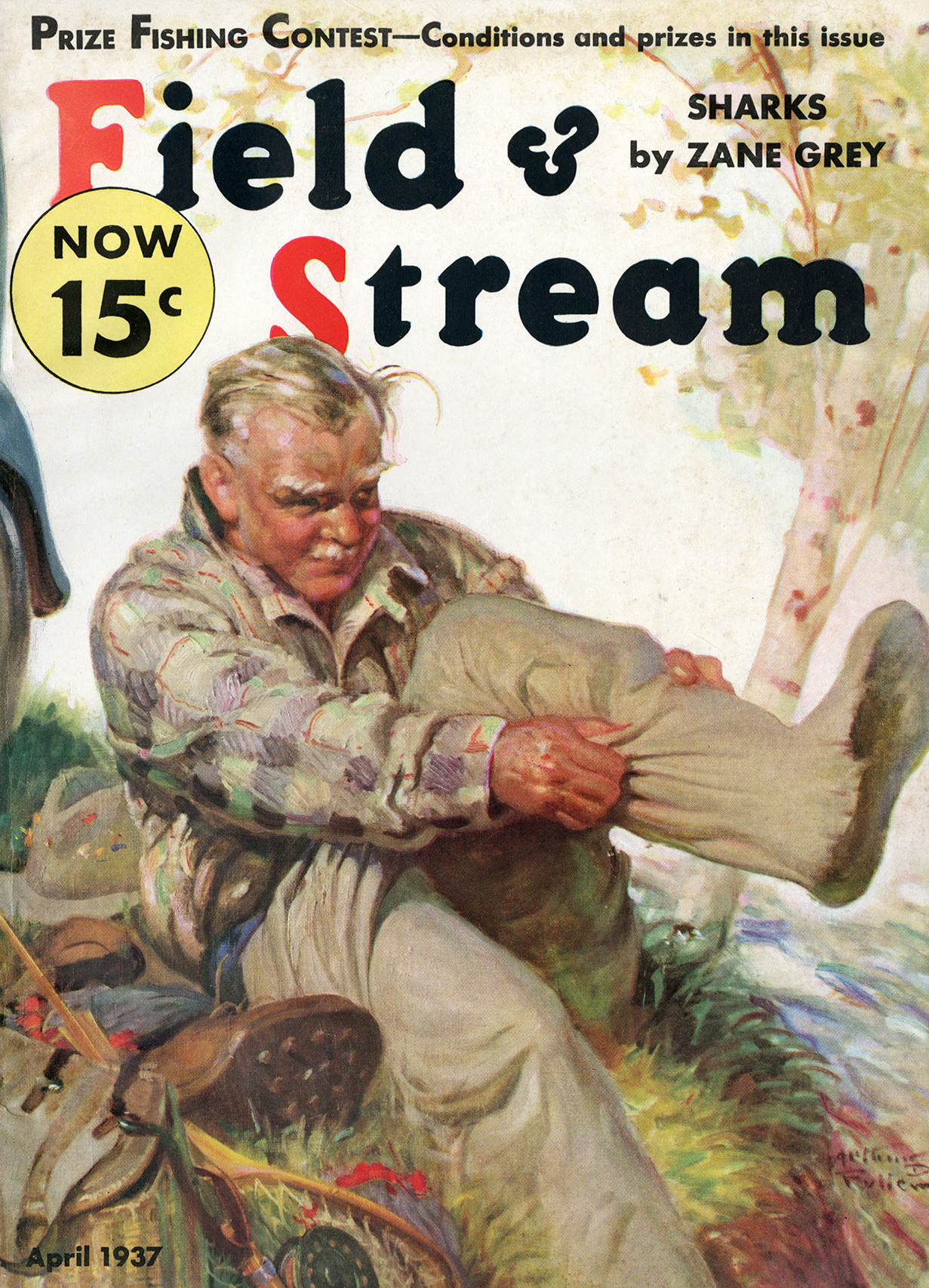 July 1959 Field and Stream Hunting and Fishing Magazine. 