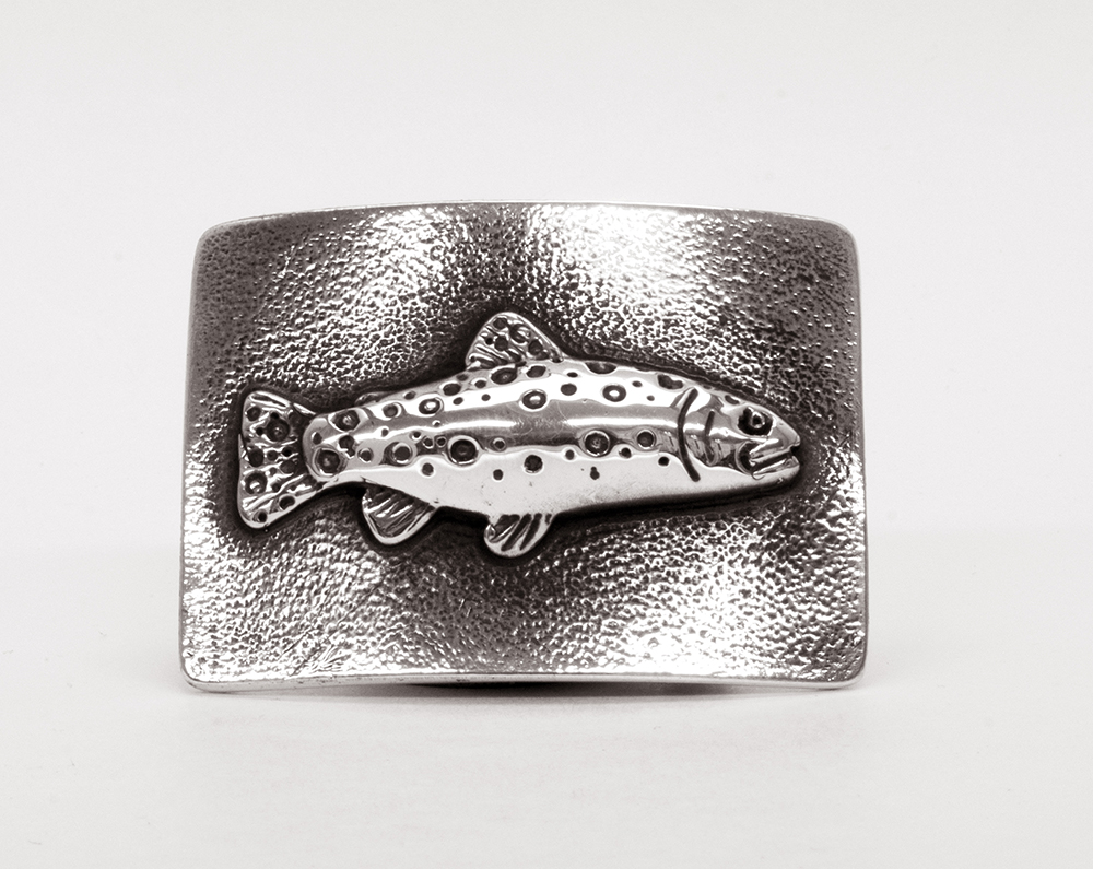 Handcrafted Belt Buckle - American Museum Of Fly Fishing