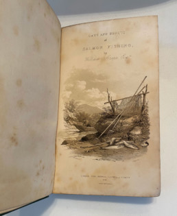 Days and Nights of Salmon Fishing by William Scrope Esp. London, John Murray, Albemarle Street 1843