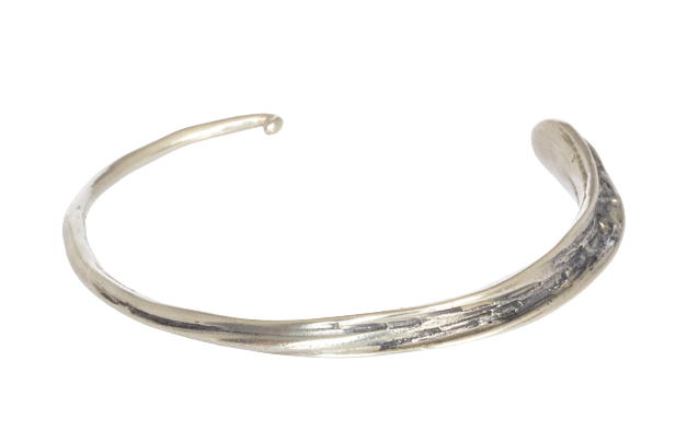 Sterling Silver Fishbone Cuff by Taf Schaefer - American Museum Of