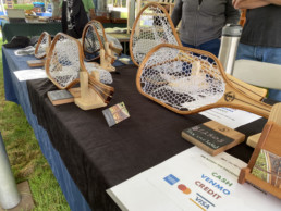 A variety of fishing nets.